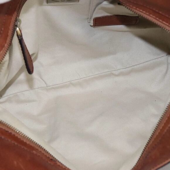 BALLY Hand Bag Leather Brown Authentic - Picture 12 of 13